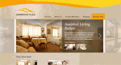 Desktop Screenshot of cambridgeplaceseniorcare.com